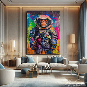 tableau singe pop art