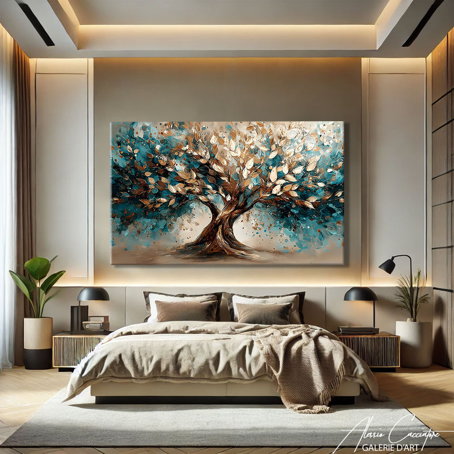 Tableau Arbre de Vie Peintre – mise en situation