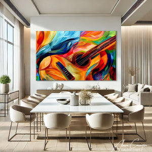 Tableau Pastel Contemporain