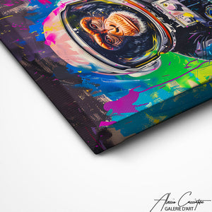 TABLEAU POP ART SINGE Alessio Cacciatore