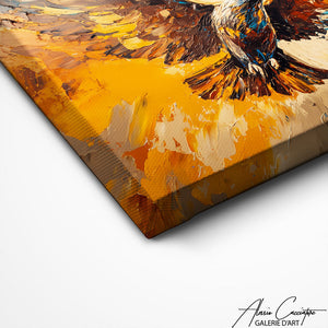 TABLEAU OISEAU DANS LE CIEL Alessio Cacciatore