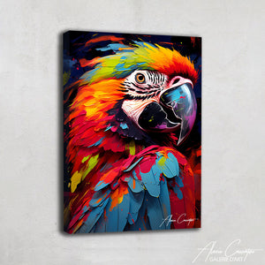 Tableau Acrylique Oiseau