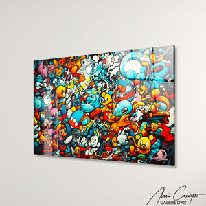 TABLEAU STREET ART ARTISTE Alessio Cacciatore