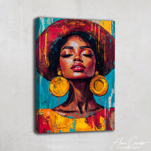 Cadre Femme Africaine