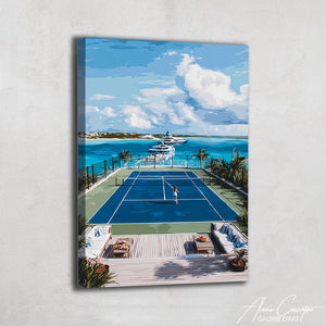 Tableau Tennis Deco