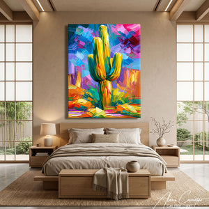 Toile Cactus Moderne