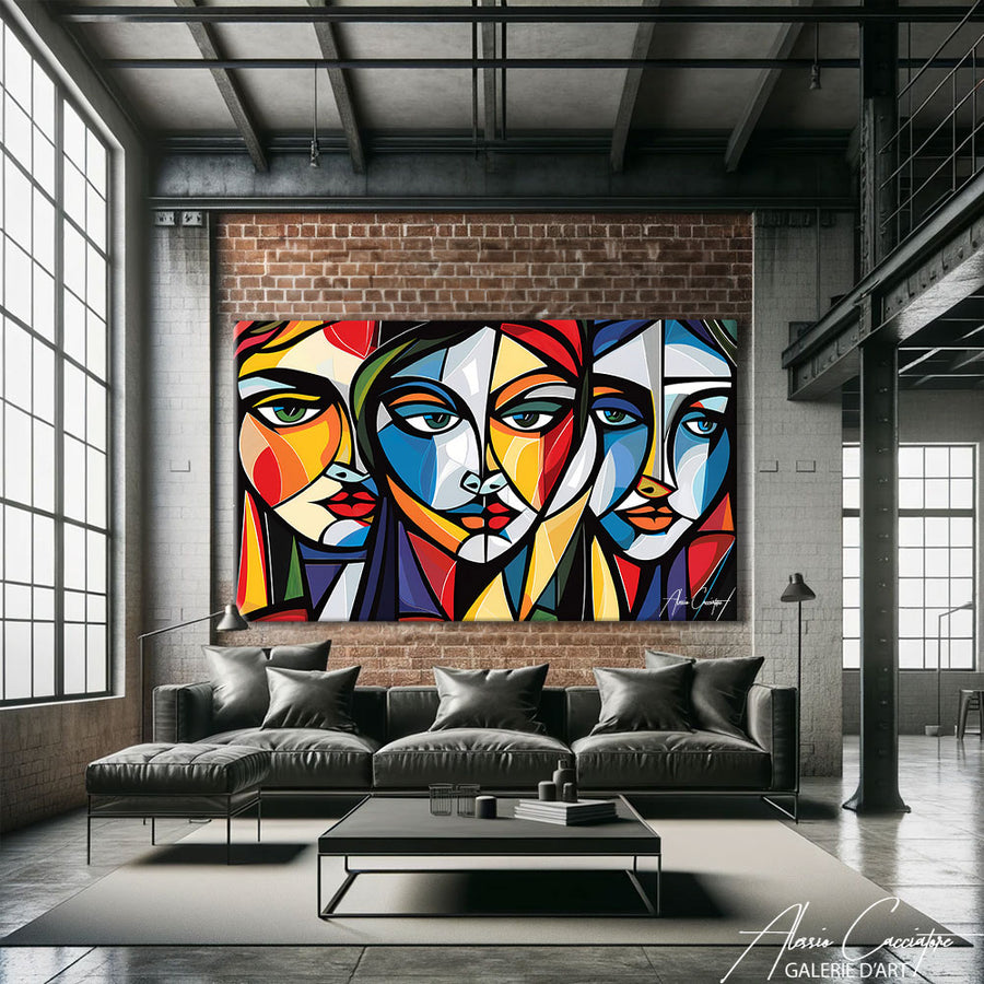 Peinture Cubisme Figuratif – mise en situation