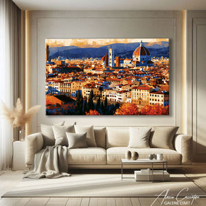 Peinture Terracotta Et Bleu