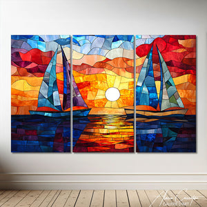 Tableau Triptyque Moderne