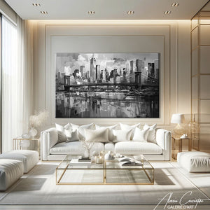 Tableau New York Peinture Abstraite