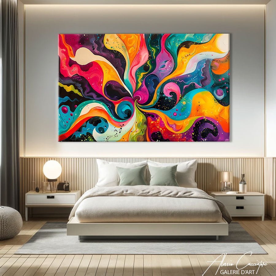 Tableau Peinture Contemporaine – mise en situation