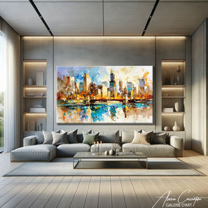 Tableau de Ville Moderne