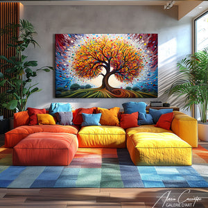 grand tableau arbre de vie
