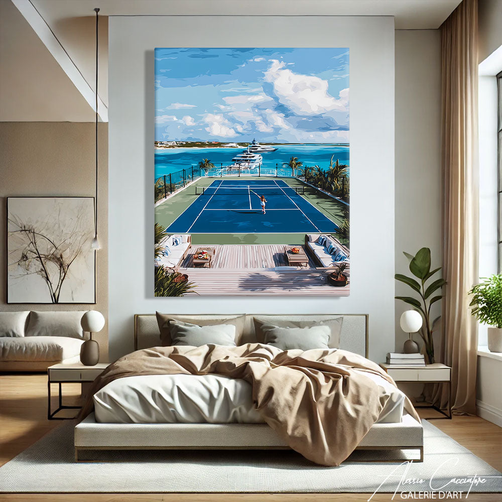 Tableau Tennis Deco