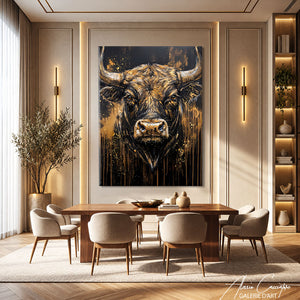 Affiche Avec Taureau
