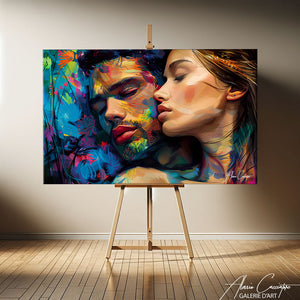 Tableau Couple Sensuel