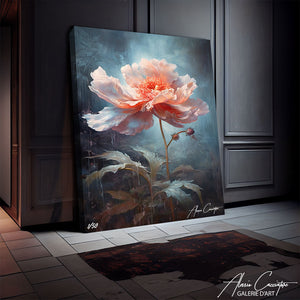 tableau pivoines blanches