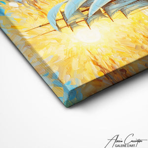 TABLEAU BATEAU ACRYLIQUE Alessio Cacciatore