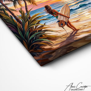 Art Mural Surfeuse