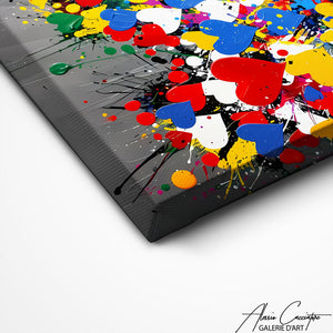 TABLEAU STREET ART COEUR Alessio Cacciatore
