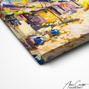 TABLEAU PAYSAGE VILLAGE Alessio Cacciatore