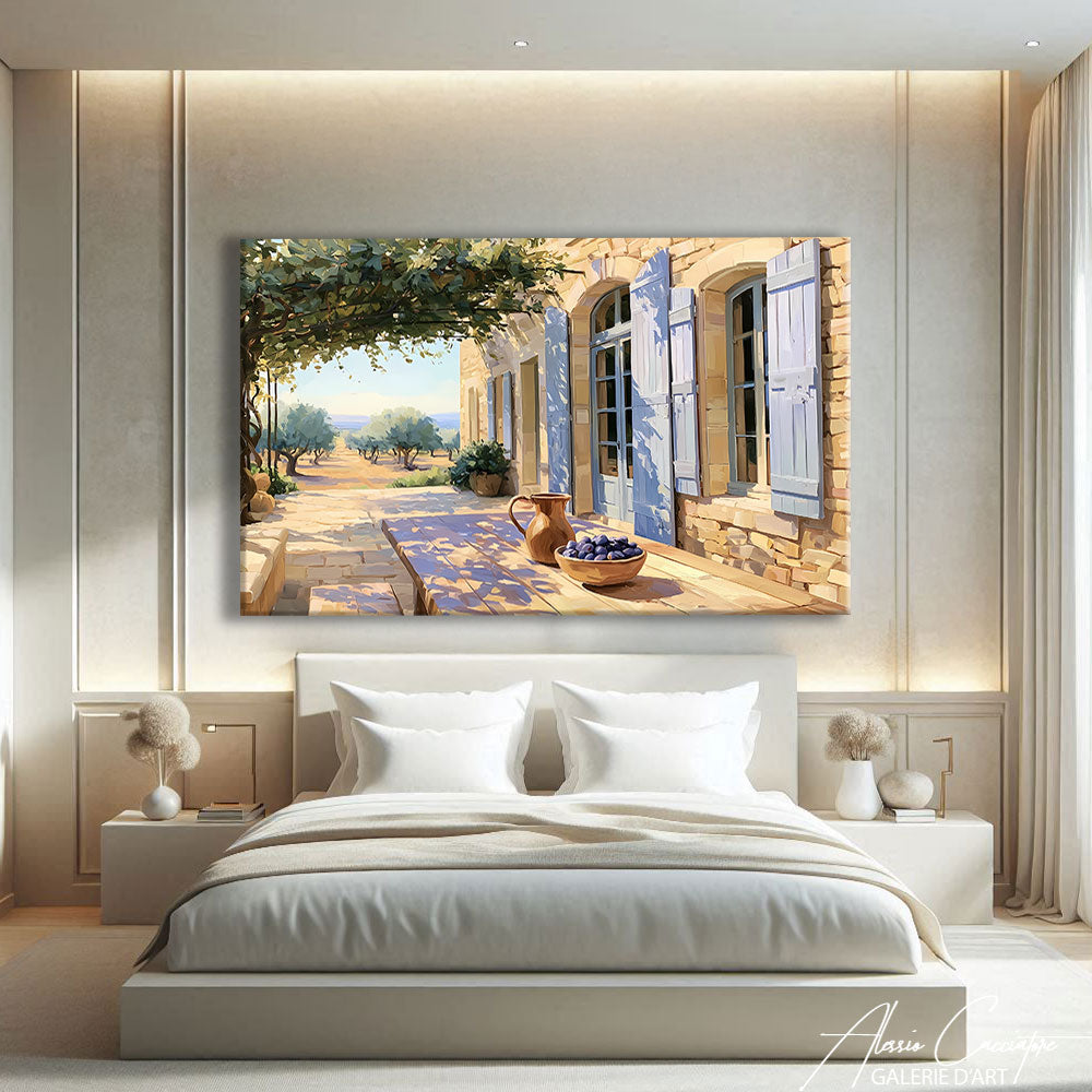 Toile Peinture Sur La Provence