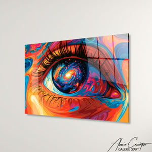 Cadre Peinture Yeux