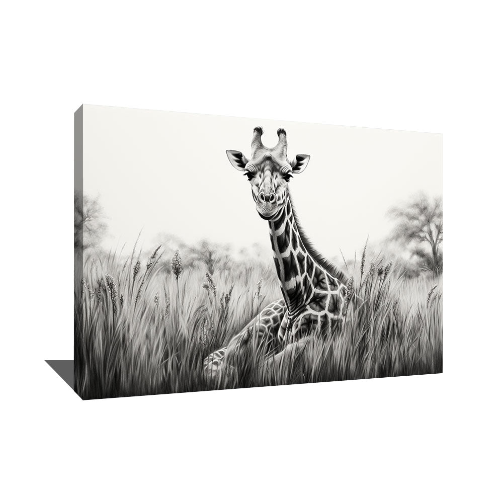 tableau girafe