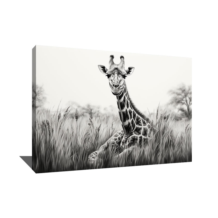 tableau girafe