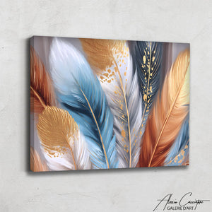 Tableau Plume Dorée