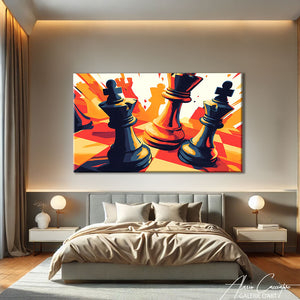 Tableau panoramique salon