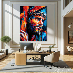 Tableau Religieux Abstrait