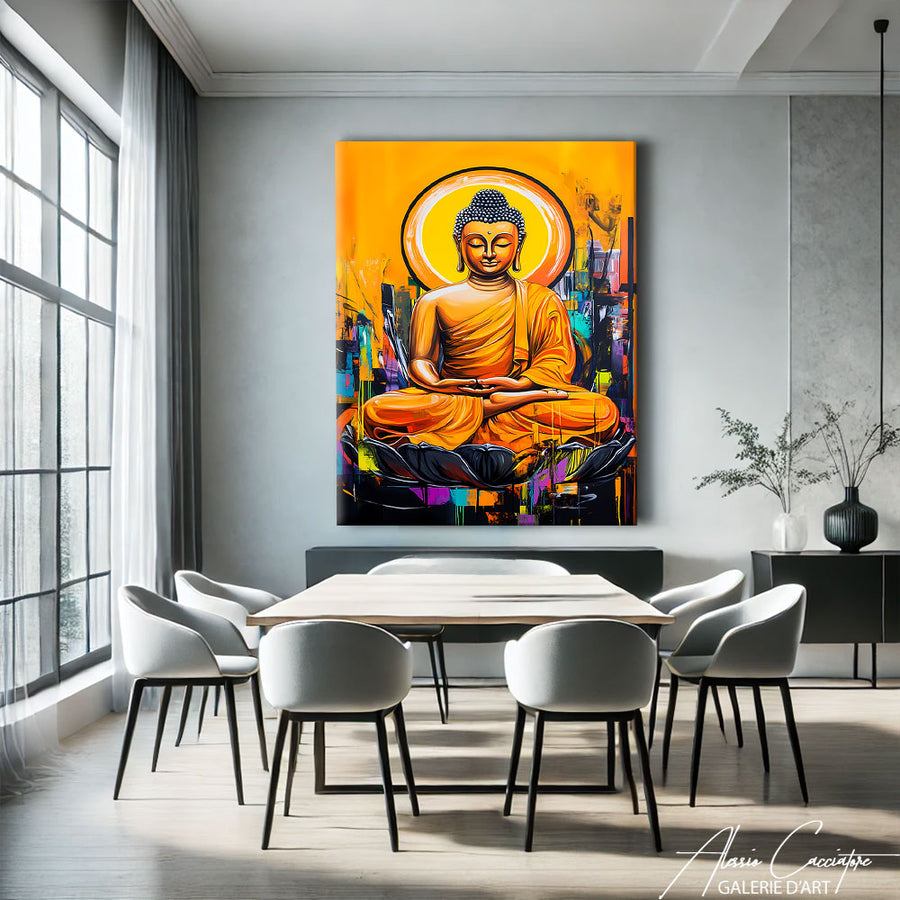 Toile Bouddha – mise en situation