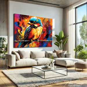 Tableau Oiseau Moderne