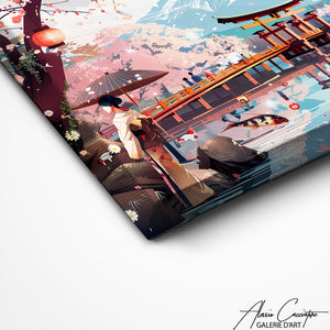 TABLEAU PONT JAPONAIS Alessio Cacciatore