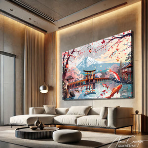 TABLEAU JAPONAIS PONT