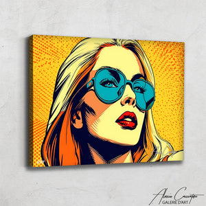Tableau Pop Art Femme