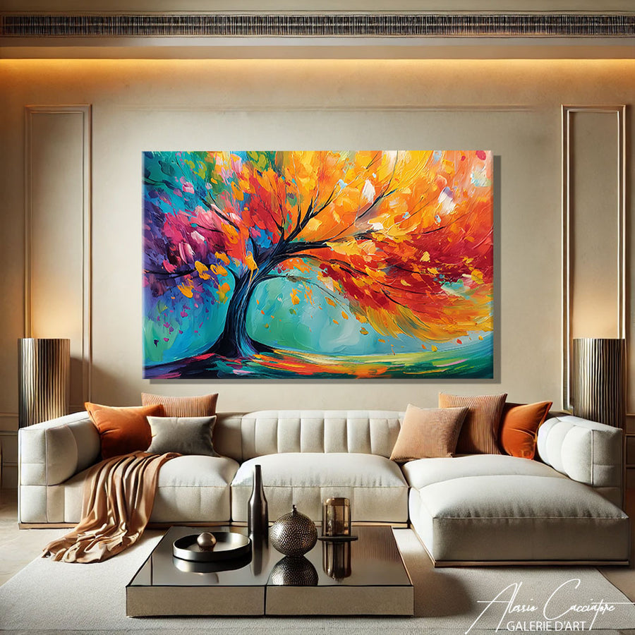 Tableau Arbre de Vie XXL – mise en situation