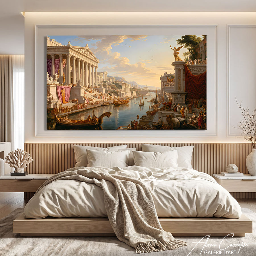Toile Empire Romain – mise en situation