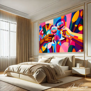 Tableau Pastel Contemporain