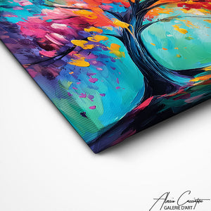TABLEAU ARBRE DE VIE MULTICOLORE AlessioCacciatore