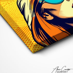 TABLEAU POP ART FEMME Alessio Cacciatore