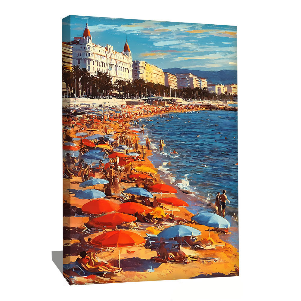 Tableau bord de plage