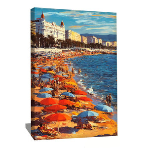 Tableau bord de plage