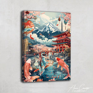 Tableau Paysage Japon