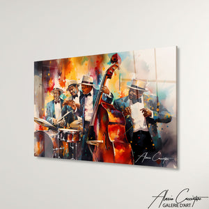 TABLEAU MUSICIENS JAZZ Alessio Cacciatore