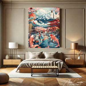 Tableau Paysage Japonais