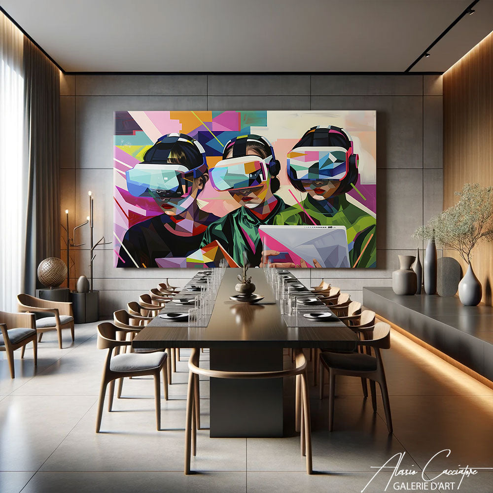 Tableau Contemporain Portrait