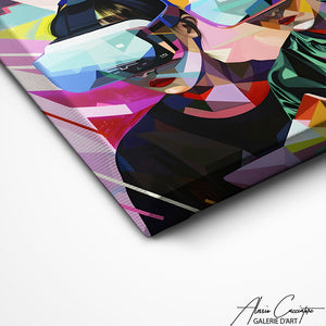TABLEAU CONTEMPORAIN PORTRAIT Alessio Cacciatore