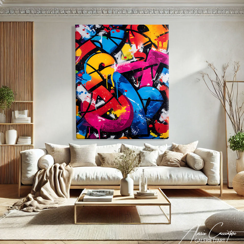 Impression Toile Graffiti